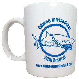 Tiburon International Film Festival Coffee Mug with Blue Shark Cup 12oz M Ware